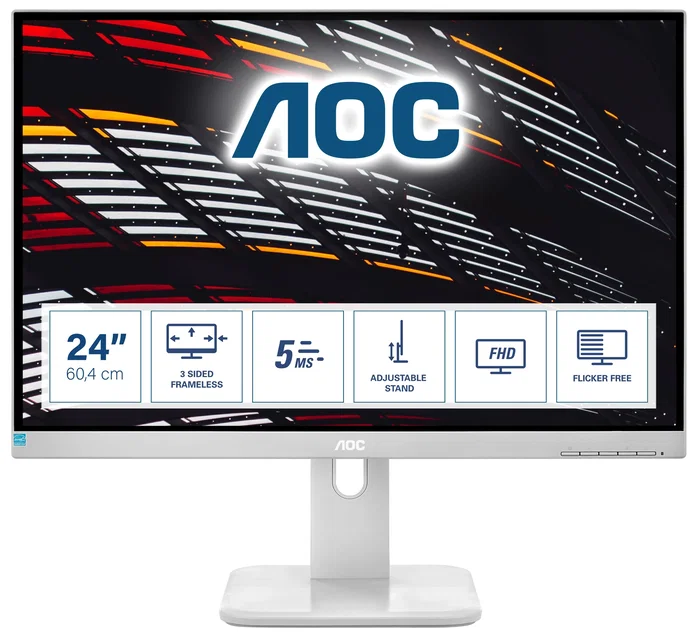 AOC 24P1/GR Monitor Profesional de 23,8 pulgadas Full HD IPS Gris AOC 24P1/GR Monitor Profesional de 23,8 pulgadas Full HD IPS Gris