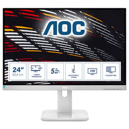 AOC 24P1/GR Monitor 60.5cm (23.8") Full HD IPS, Gris