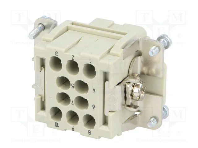 HARTING Han® EE Plantilla de Contacto Hembra de 10 Pos. HARTING Han® EE Plantilla de Contacto Hembra de 10 Pos.