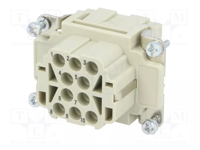 HARTING Han® EE Plantilla de Contacto Hembra de 10 Pos. HARTING Han® EE Plantilla de Contacto Hembra de 10 Pos.