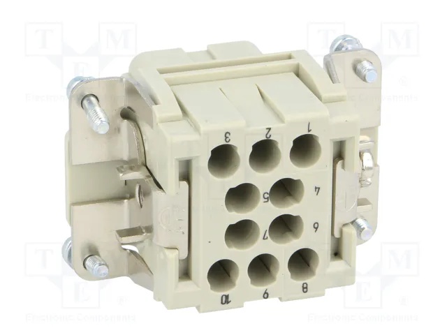 HARTING Han® EE Plantilla de Contacto Hembra de 10 Pos. HARTING Han® EE Plantilla de Contacto Hembra de 10 Pos.