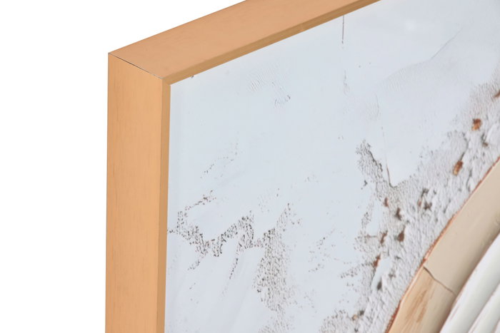 DKD Home Decor Cuadro Aluminio MDF 80x3,5x80 Círculo Surtido de 2 Unidades