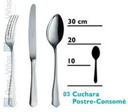 OMS Yaiza Cuchara de Postre (Set de 12)