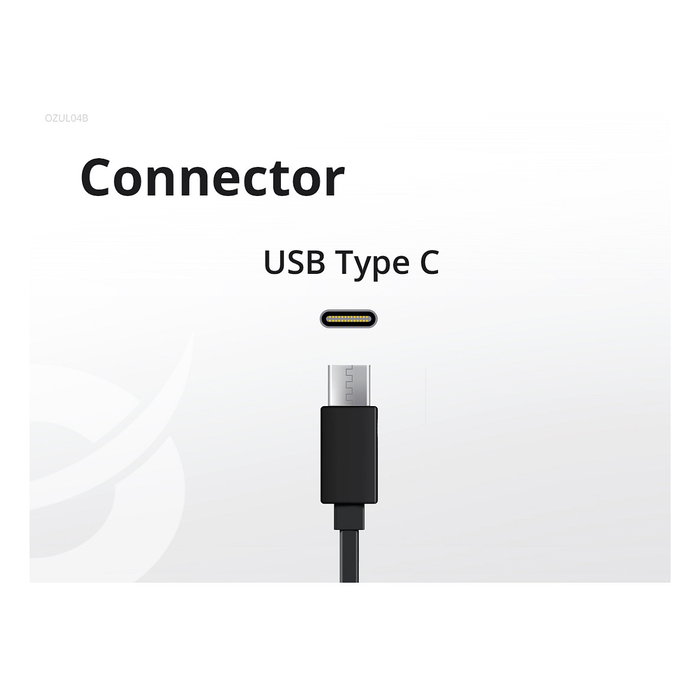 Conceptronic OZUL04BE Cargador de Pared GaN de 67W con Cable USB-C