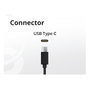 Conceptronic OZUL04BE Cargador de Pared GaN de 67W con Cable USB-C