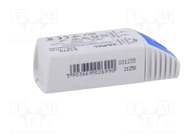 ZAMEL Transformador electrónico 70VA 230VAC 11,5V ZAMEL Transformador electrónico 70VA 230VAC 11,5V
