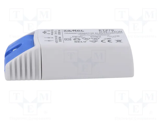 ZAMEL Transformador electrónico 70VA 230VAC 11,5V ZAMEL Transformador electrónico 70VA 230VAC 11,5V