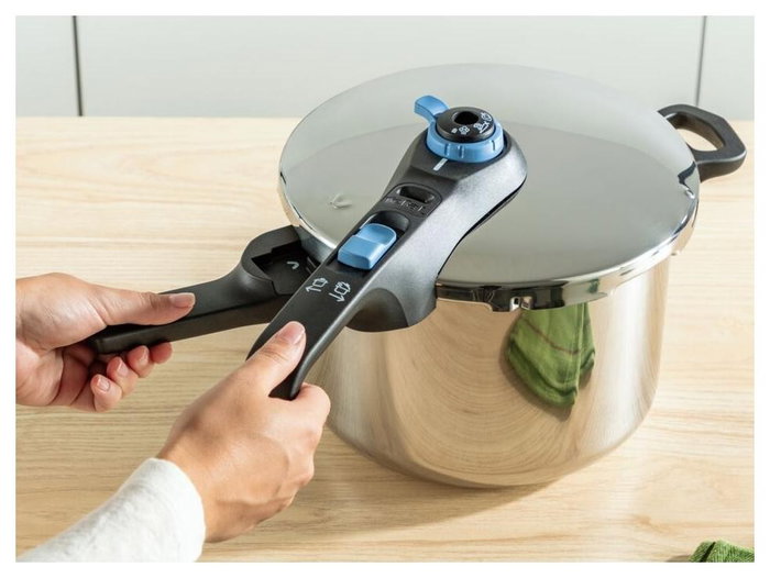 Tefal Secure Trendy P2584301 Juego de ollas 4 l + 6 l Inducción Plata