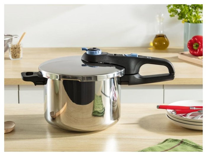 Tefal Secure Trendy P2584301 Juego de ollas 4 l + 6 l Inducción Plata