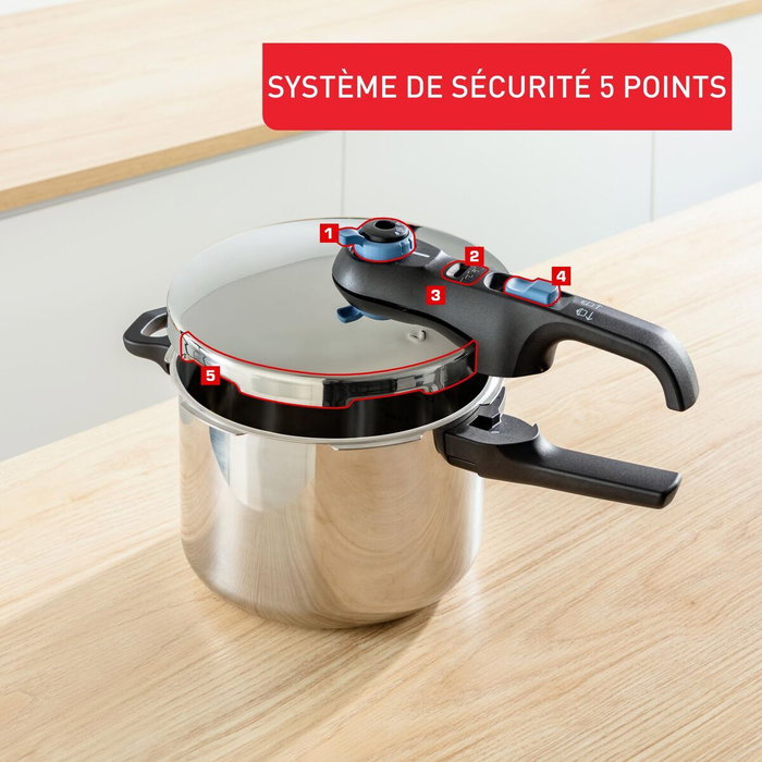 Olla Express Tefal P2584301 Acero Inoxidable 6 L