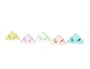 Imaginovo Pinza de plástico colores pasteles 5 unidades