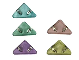 Imaginovo Pinza de Plastico 45x40x30mm, Blister de 5 Unidades, Colores Pasteles, 180x80x20 mm, Ideal para Oficina y Escuela