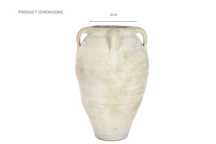 DKD Home Decor Ánfora de Terracota Jerba con 4 Asas DKD Home Decor Ánfora de Terracota Jerba con 4 Asas