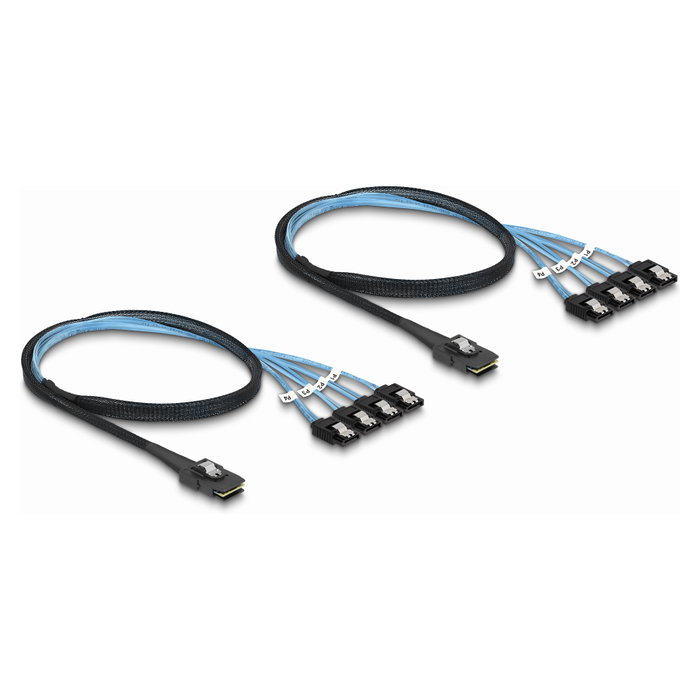 DeLOCK Convertidor M.2 2280 clave B+M macho a 8 x SATA DeLOCK Convertidor M.2 2280 clave B+M macho a 8 x SATA