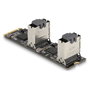 DeLOCK Convertidor M.2 2280 clave B+M macho a 8 x SATA