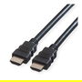 ROLINE Cable HDMI 5 Metros | Cable Alta Velocidad HDMI para TV, PC, Consola, Monitor - Negro