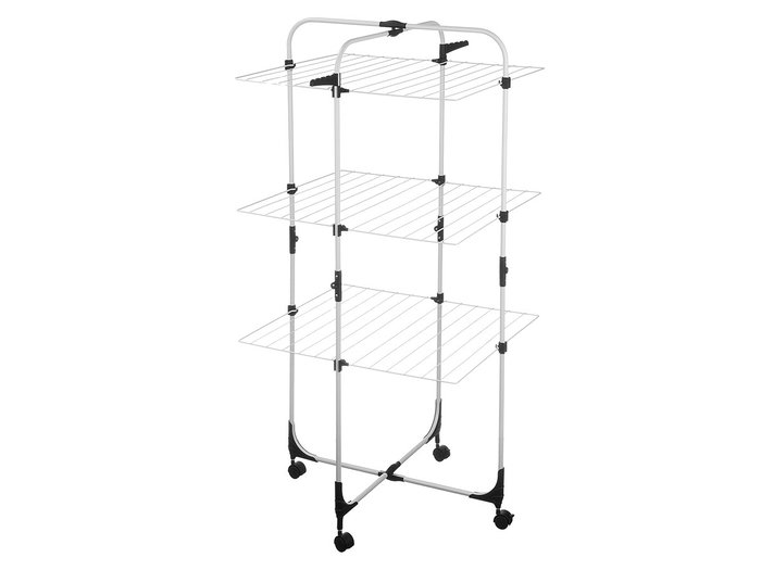 Arte Regal Tendedero Vertical Plegable con Ruedas, 30M, Blanco/Negro, 69x135x62.5 cm (Set de 4) Arte Regal Tendedero Vertical Plegable con Ruedas, 30M, Blanco/Negro, 69x135x62.5 cm (Set de 4)