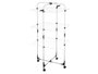 Arte Regal Tendedero Vertical Plegable con Ruedas, 30M, Blanco/Negro, 69x135x62.5 cm (Set de 4)