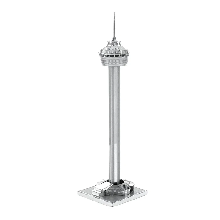 Fascinations Metal Earth Tower of the Americas Kit de Maqueta de Metal 3D para Montar, Maqueta Arquitectónica sin Pegamento ni Soldadura