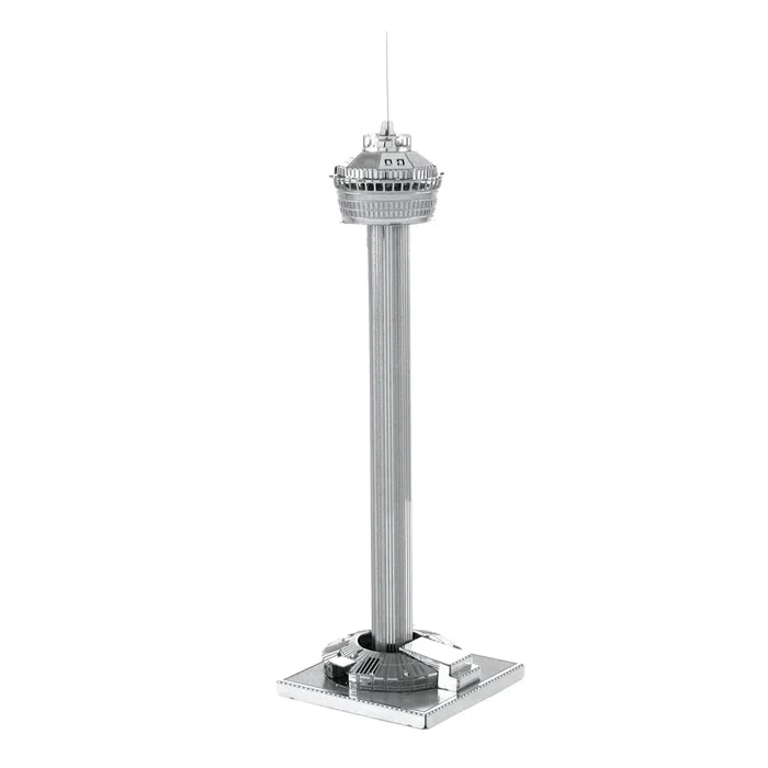Fascinations Metal Earth Tower of the Americas Kit de Maqueta de Metal 3D para Montar, Maqueta Arquitectónica sin Pegamento ni Soldadura