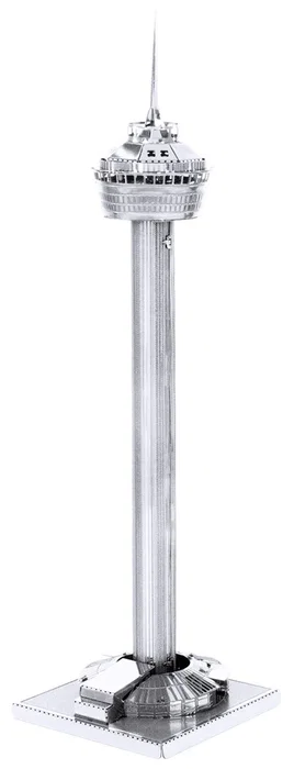 Fascinations Metal Earth Tower of the Americas Kit de Maqueta de Metal 3D para Montar, Maqueta Arquitectónica sin Pegamento ni Soldadura