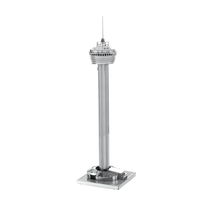 Fascinations Metal Earth Tower of the Americas Kit de Maqueta de Metal 3D para Montar, Maqueta Arquitectónica sin Pegamento ni Soldadura