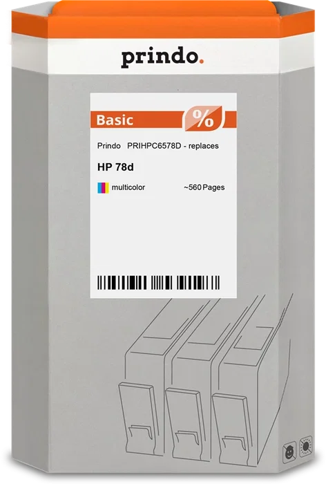 Prindo Cartucho de tinta Varios colores PRIHPC6578D Basic