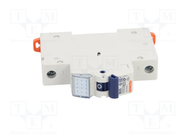 GEWISS MT 60 Interruptor magnetotérmico 1 polo 25A 6kA GEWISS MT 60 Interruptor magnetotérmico 1 polo 25A 6kA