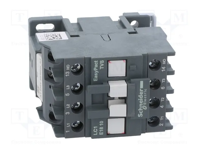 SCHNEIDER ELECTRIC LC1E1810P7 Contactor Easy TeSys 18A 230VAC 3-polar SCHNEIDER ELECTRIC LC1E1810P7 Contactor Easy TeSys 18A 230VAC 3-polar
