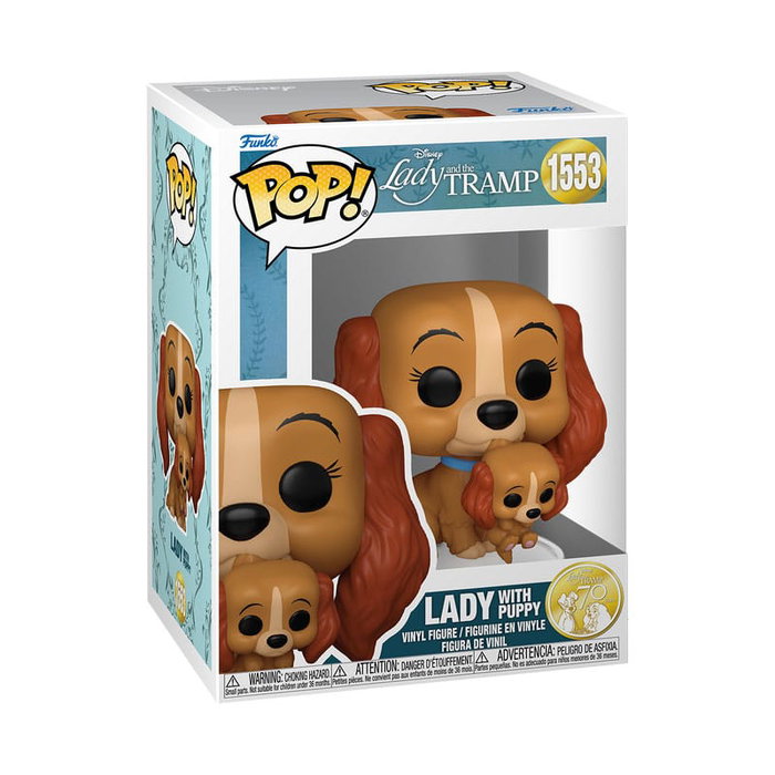 La dama y el vagabundo Figura POP! Disney Vinyl Lady w/puppy 9 cm La dama y el vagabundo Figura POP! Disney Vinyl Lady w/puppy 9 cm
