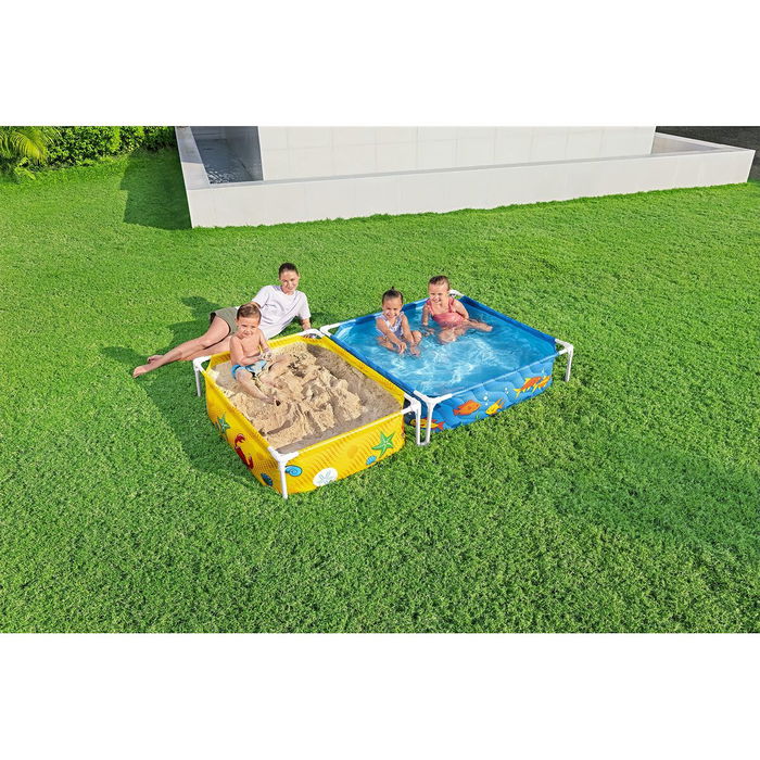 Bestway Piscina Rigida Infantil Con Arenero 213x122x30,5 cm +2 años Jardin 00561