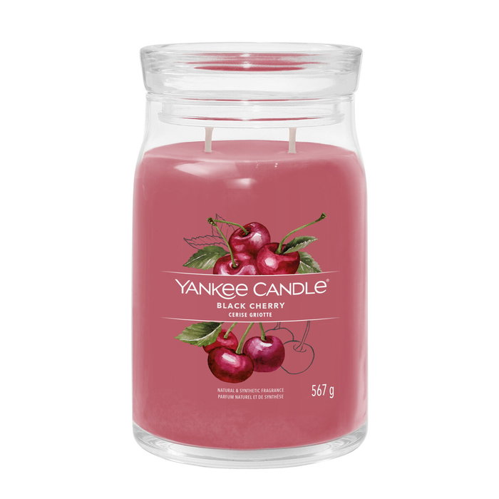 Yankee Candle Signature Black Cherry Vela Grande 567g Yankee Candle Signature Black Cherry Vela Grande 567g
