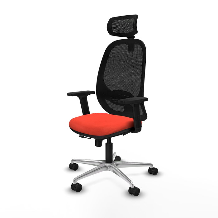 PIQUERAS Y CRESPO Silla de oficina Cilanco Naranja oscuro y Negro PIQUERAS Y CRESPO Silla de oficina Cilanco Naranja oscuro y Negro