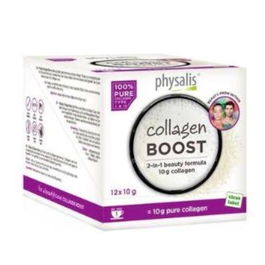 PHYSALIS Collagen Boost 12Sbrs Colágeno Tipo I y II para Triple Acción y Producción Propia