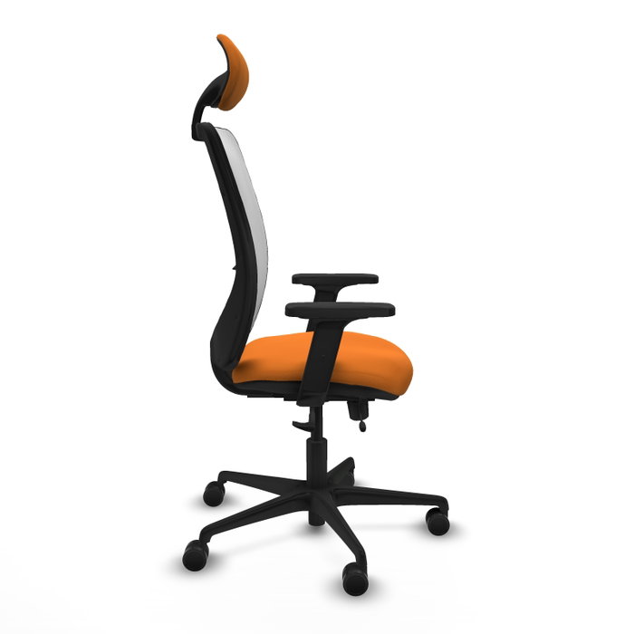 PIQUERAS Y CRESPO Silla de oficina Zulema Naranja y Blanco PIQUERAS Y CRESPO Silla de oficina Zulema Naranja y Blanco
