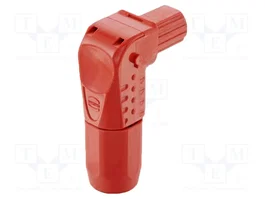 HARTING Conector de alimentación DC hembra Han® S 200 rojo