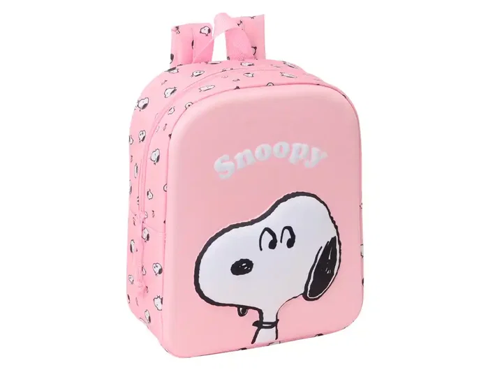 Safta Mochila de Guardería 3D Snoopy
