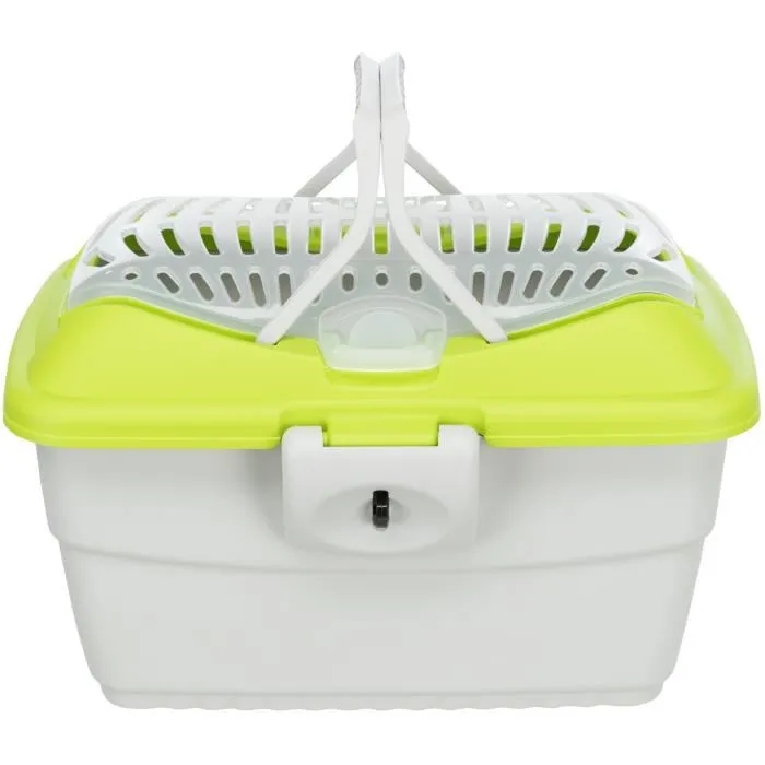 TRIXIE Caja de transporte Mini-Capri 40 x 22 x 30 cm gris claro / azul para roedores