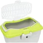 TRIXIE Caja de transporte Mini-Capri 40 x 22 x 30 cm gris claro / azul para roedores