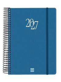 Finocam Agenda Anual 2027 My Espiral Basic Catalán Azul
