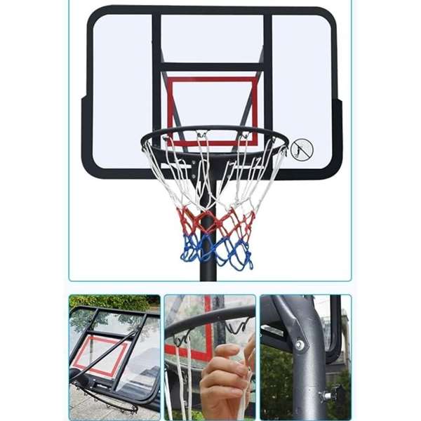 Ociotrends Aro Baloncesto F12X470mm Metal-PP Canasta