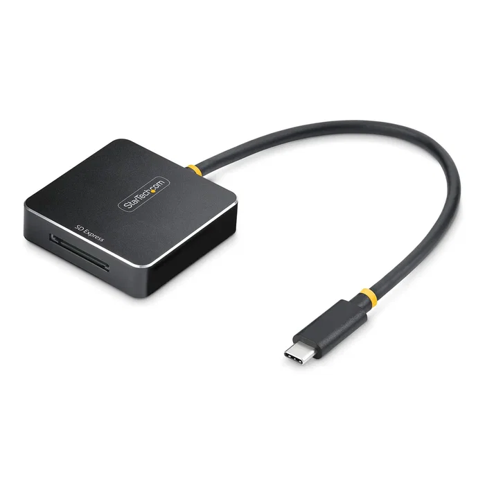 StarTech.com 1B-USB-C-SDE-ADAPTER Lector Tarjeta SD Express USB 3.2 Gen 2 (USB-C) 10Gbps Compatible con SD/SDHC/SDXC Plug & Play Negro StarTech.com 1B-USB-C-SDE-ADAPTER Lector Tarjeta SD Express USB 3.2 Gen 2 (USB-C) 10Gbps Compatible con SD/SDHC/SDXC Plug & Play Negro