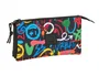 Safta Estuche portatodo triple graffiti 120x220x30 mm