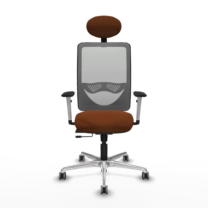 PIQUERAS Y CRESPO Silla de oficina Zulema Marrón y Gris PIQUERAS Y CRESPO Silla de oficina Zulema Marrón y Gris