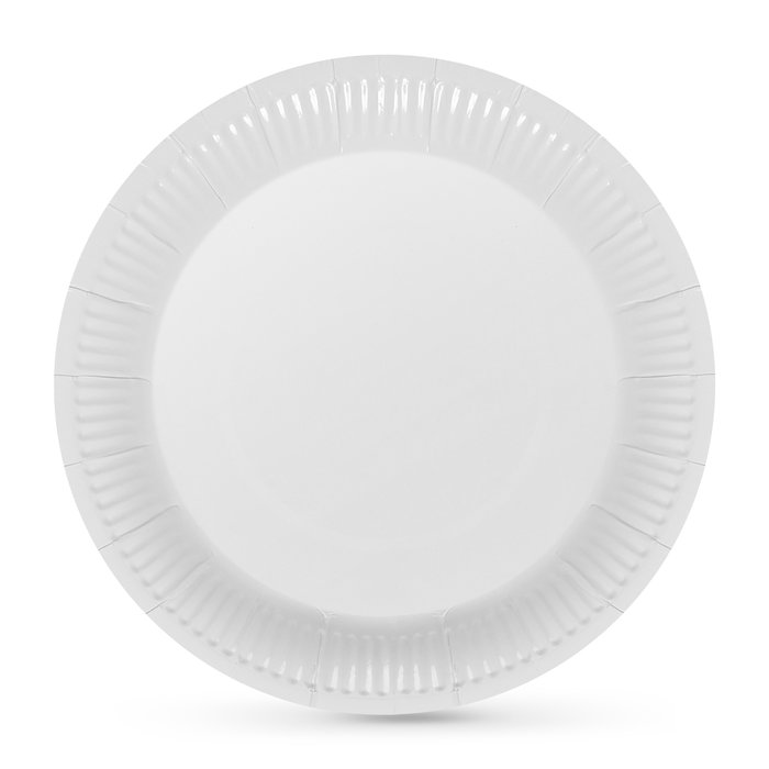 Algon Set 25 Platos Cartón Redondos L/Soja 23 cm (18 Unidades)