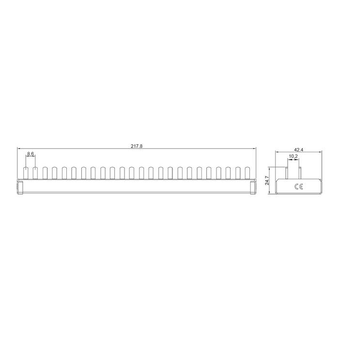 Siemens 5ST3673-0 Barra Colectora de 10 mm²