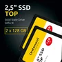 Intenso Pack de 2 Unidades SSD Top 2x128GB 2.5 pulgadas SATA III