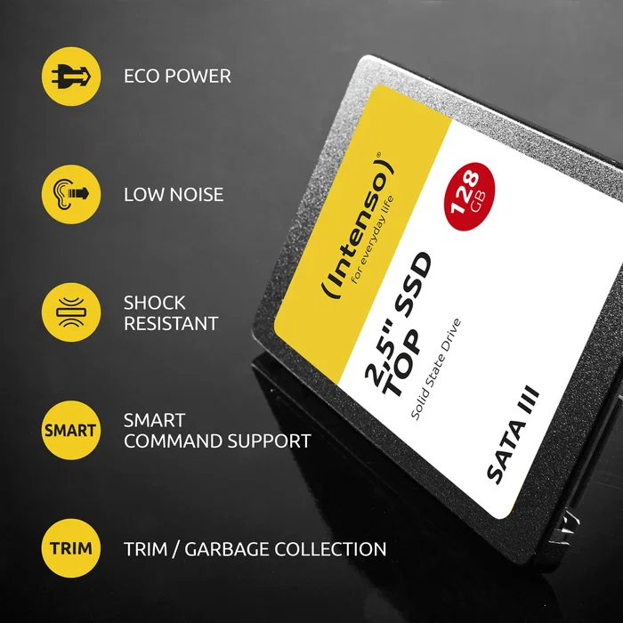 Intenso Pack de 2 Unidades SSD Top 2x128GB 2.5 pulgadas SATA III