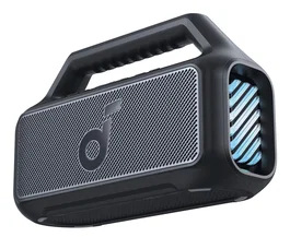 Soundcore Boom 2 - Altavoz Portátil 2.1 Bluetooth 80W, Autonomía 24h, Resistente al Agua IPX7, 4900 mAh, Negro