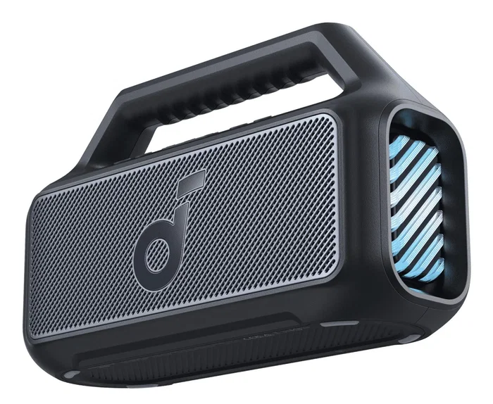 Soundcore Boom 2 - Altavoz Portátil 2.1 Bluetooth 80W, Autonomía 24h, Resistente al Agua IPX7, 4900 mAh, Negro Soundcore Boom 2 - Altavoz Portátil 2.1 Bluetooth 80W, Autonomía 24h, Resistente al Agua IPX7, 4900 mAh, Negro